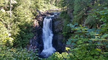 Rated the highest waterfall in Maine is Moxie Falls in Somerset County